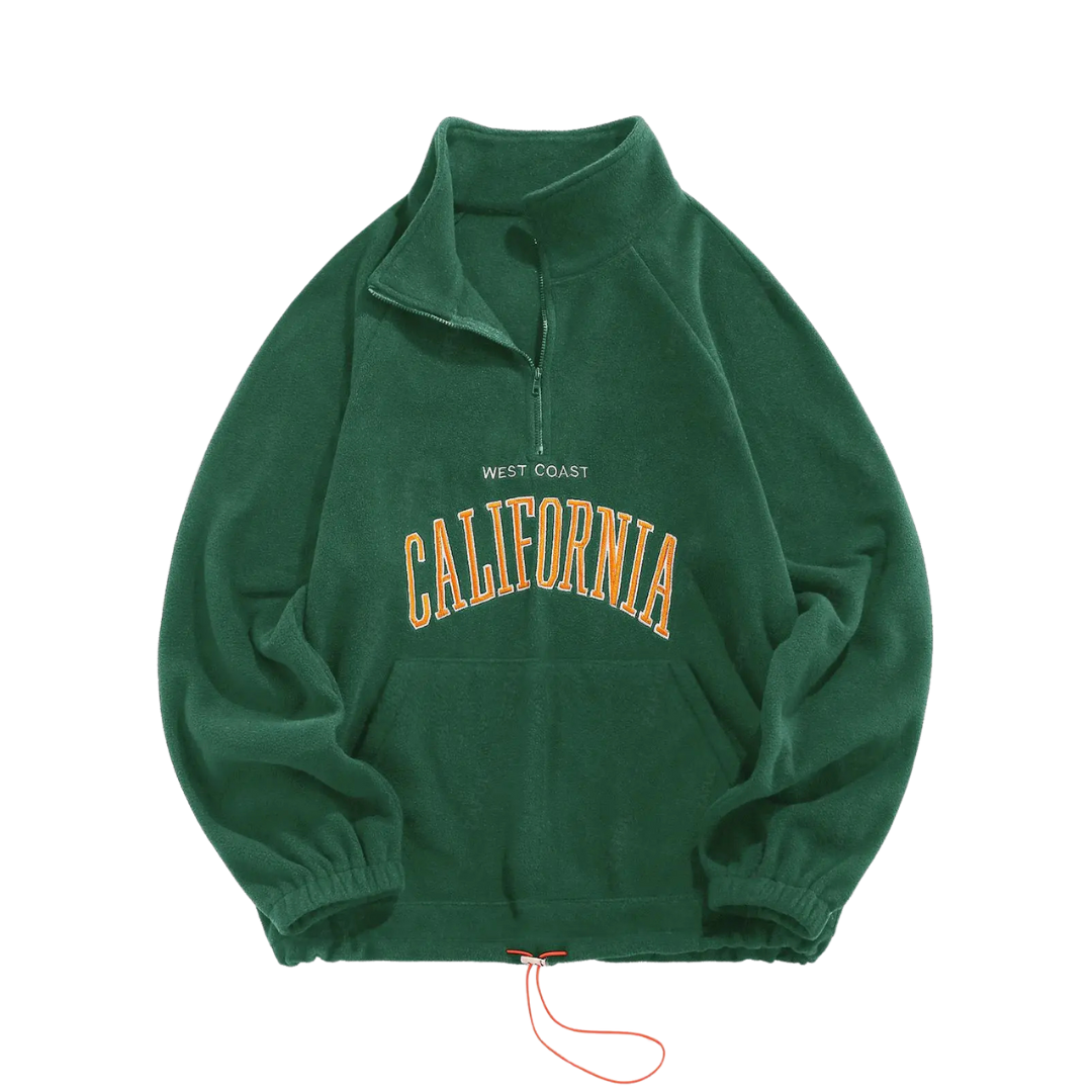 Vintage California Fleece Halfzip – Westcoast-Vibes