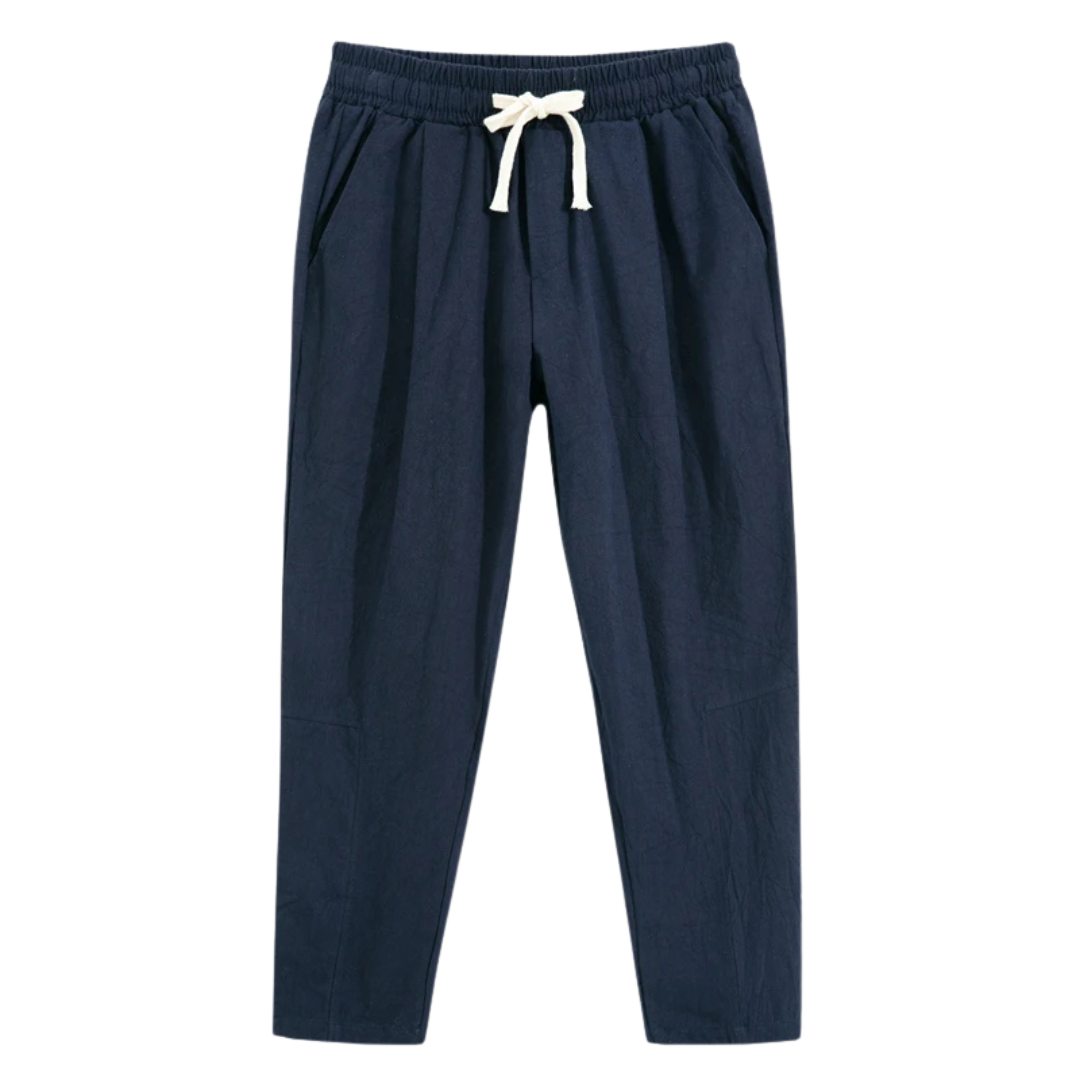 Vintage Cotton Linen Relaxed Pants