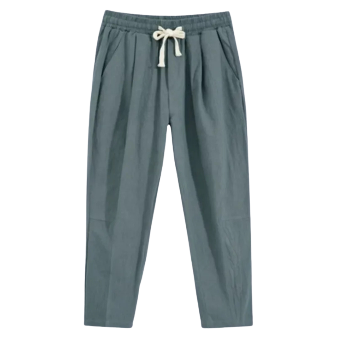 Vintage Cotton Linen Relaxed Pants