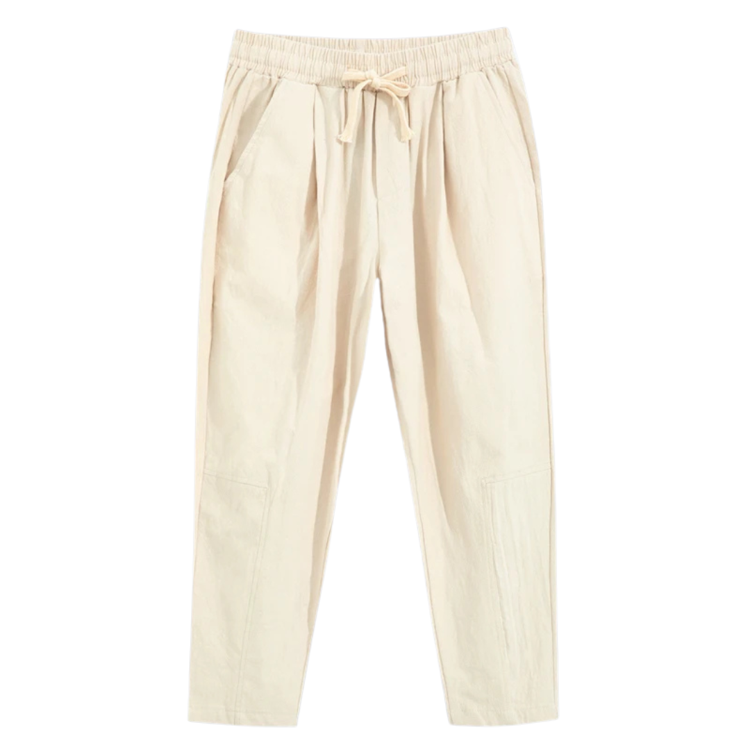 Vintage Cotton Linen Relaxed Pants