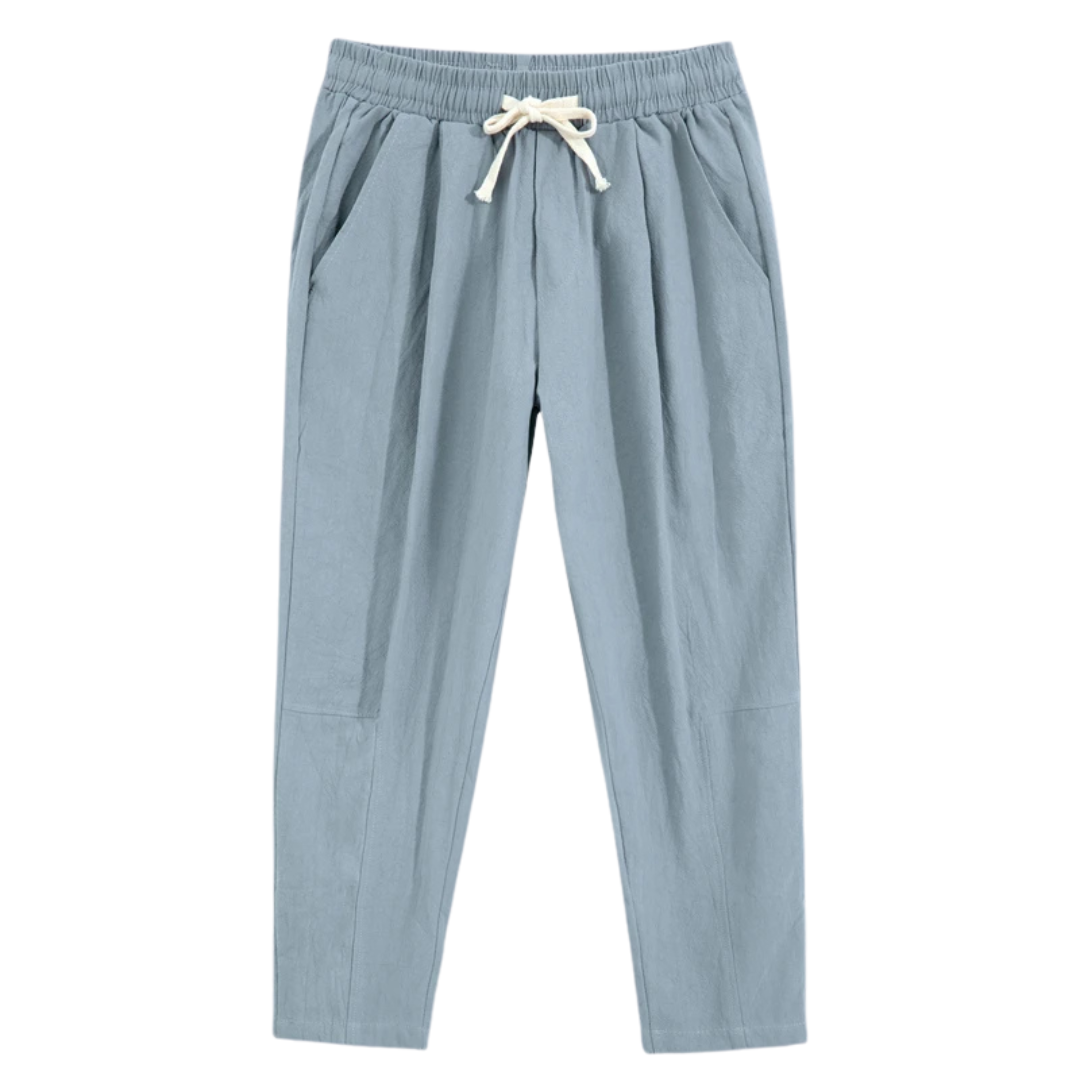 Vintage Cotton Linen Relaxed Pants