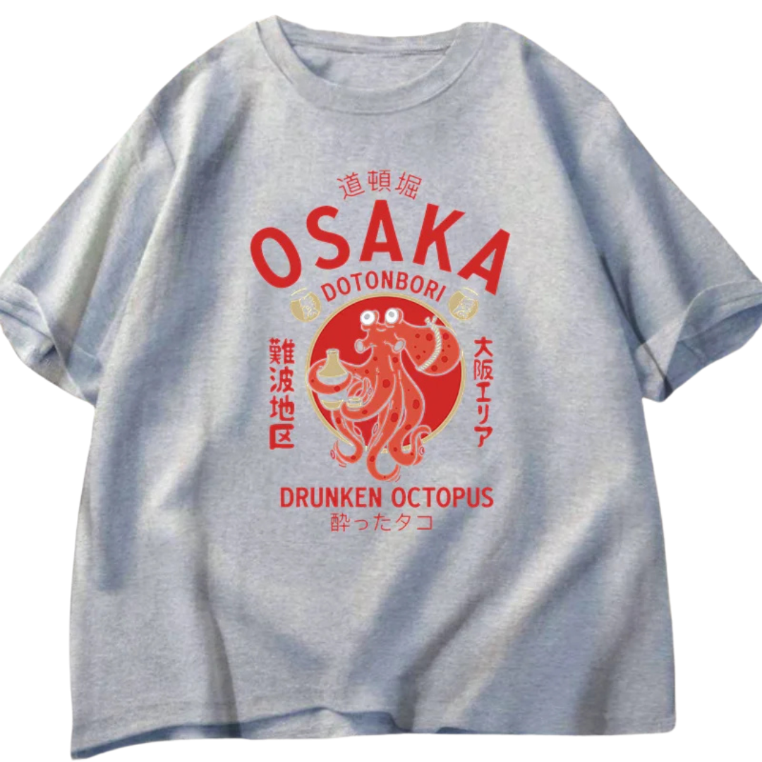 Vintage Osaka Drunken Octopus T-Shirt