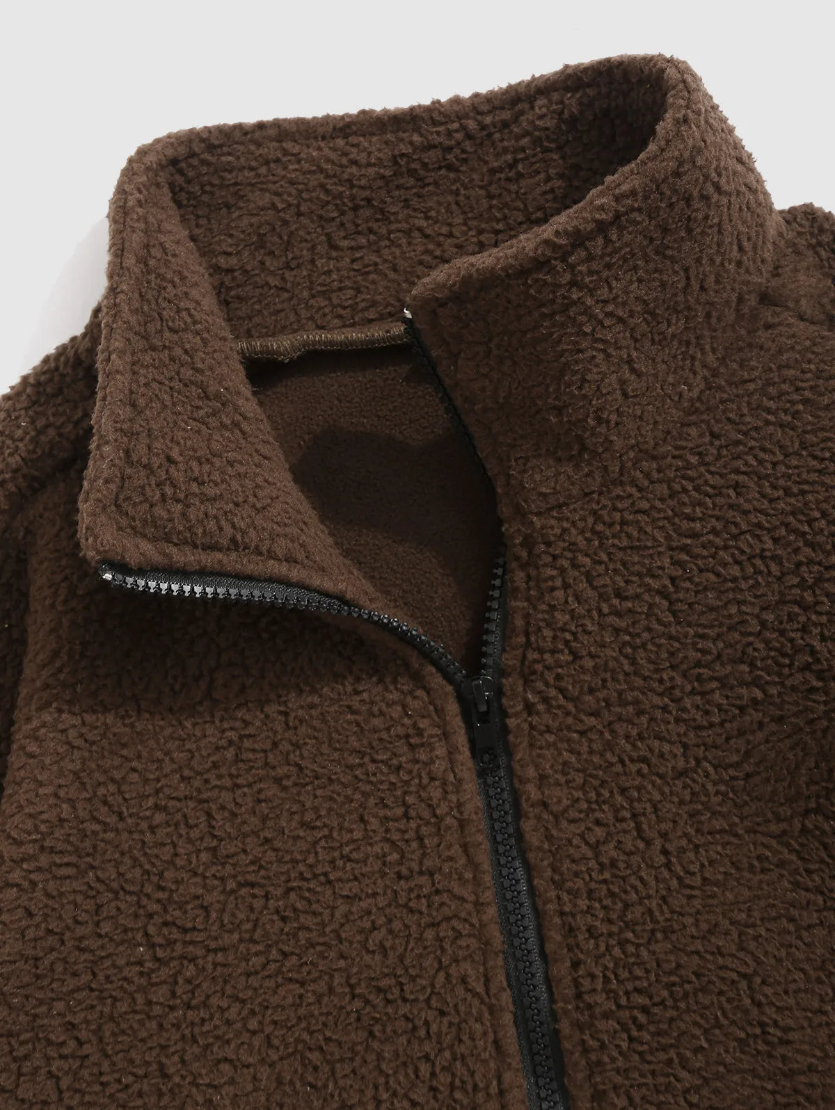 Vintage Aztec Fleece Jacket – Coffee