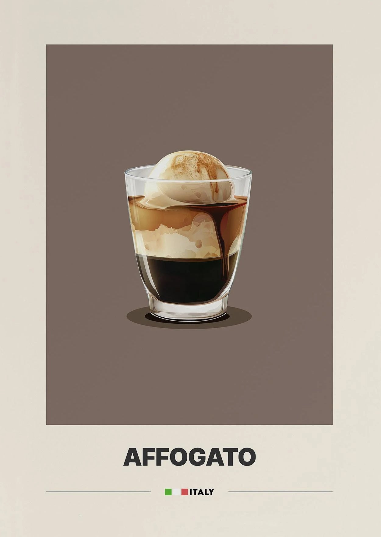 Minimalist Coffee Art Poster