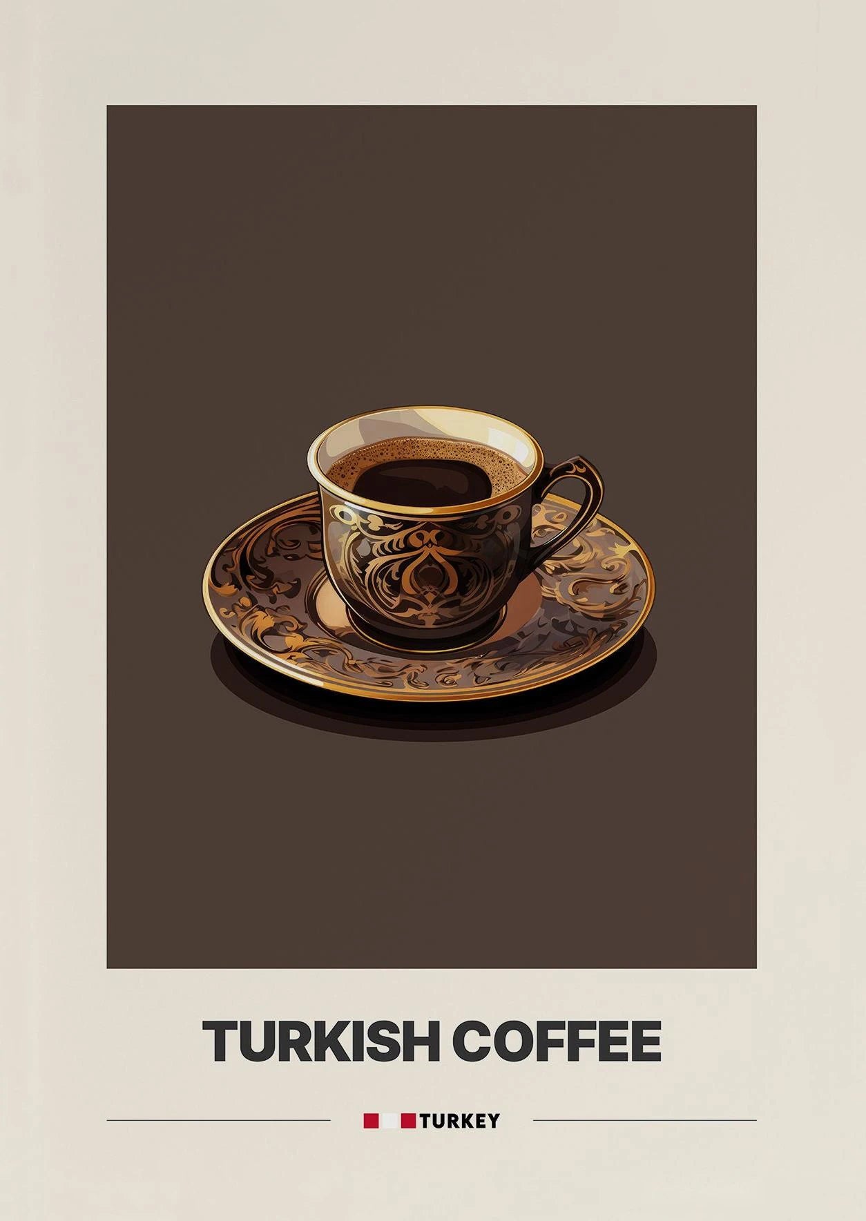 Minimalist Coffee Art Poster