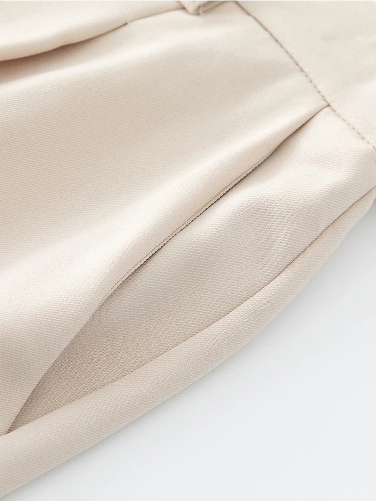 Beige Drape Slacks