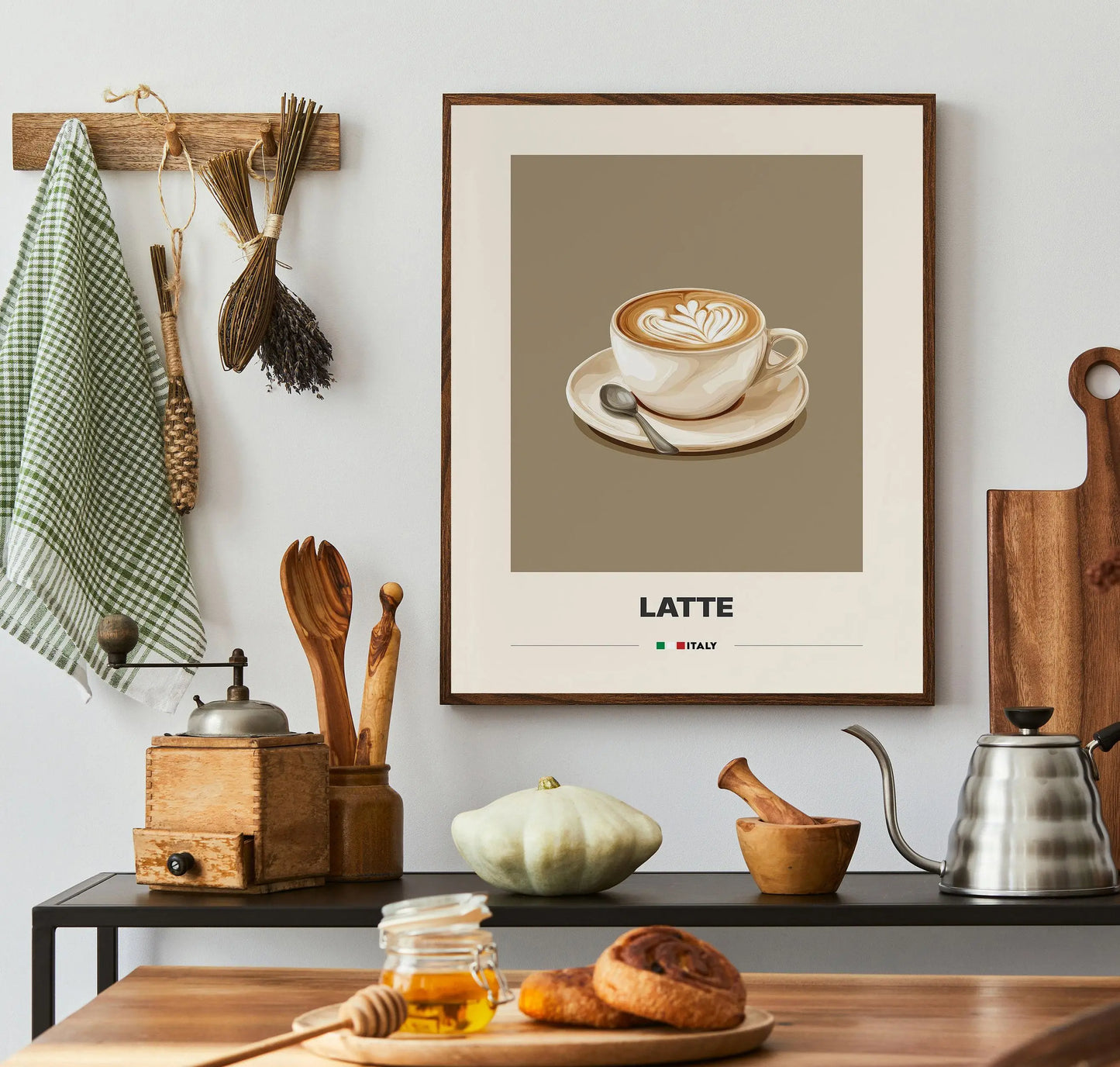 Minimalist Coffee Art Poster