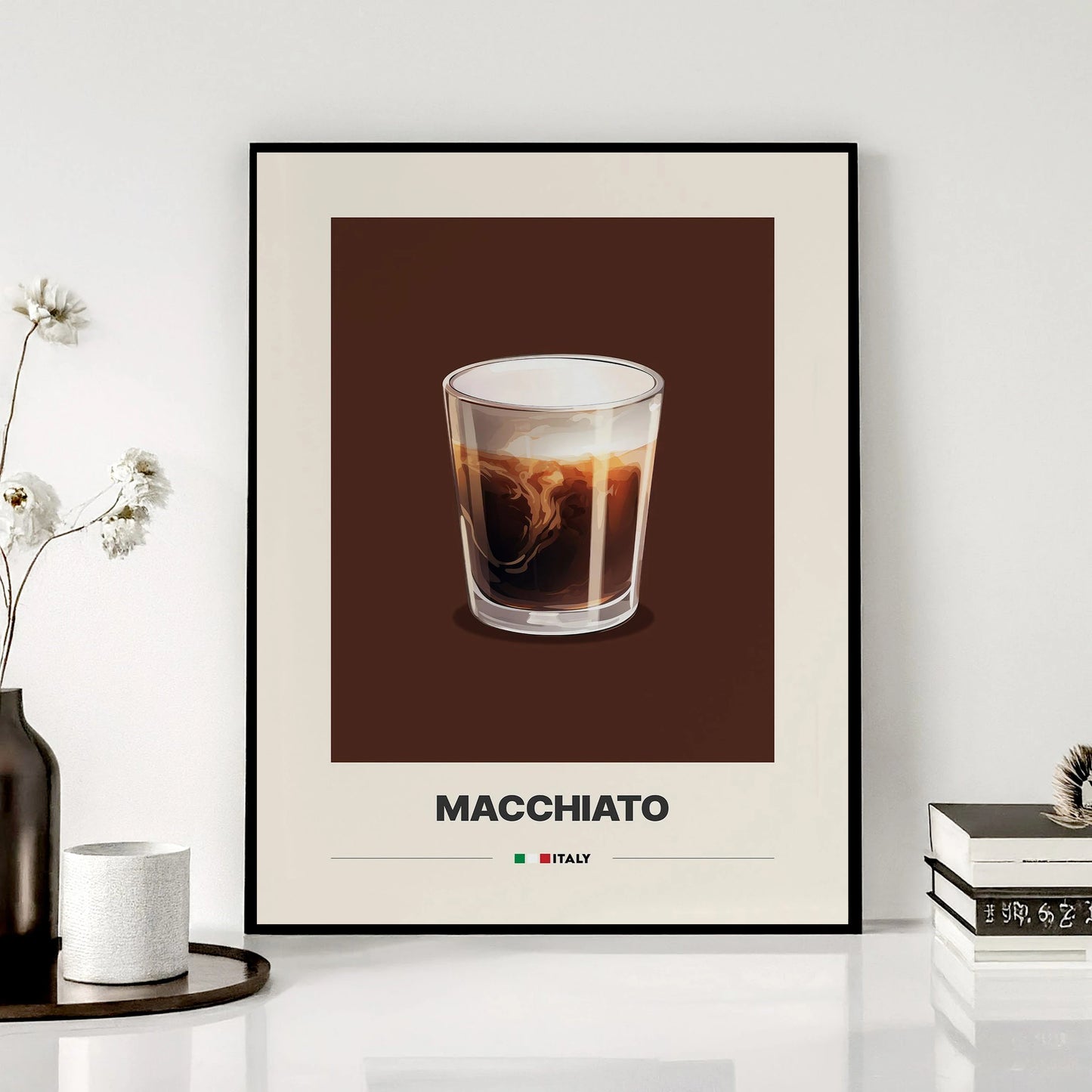 Minimalist Coffee Art Poster