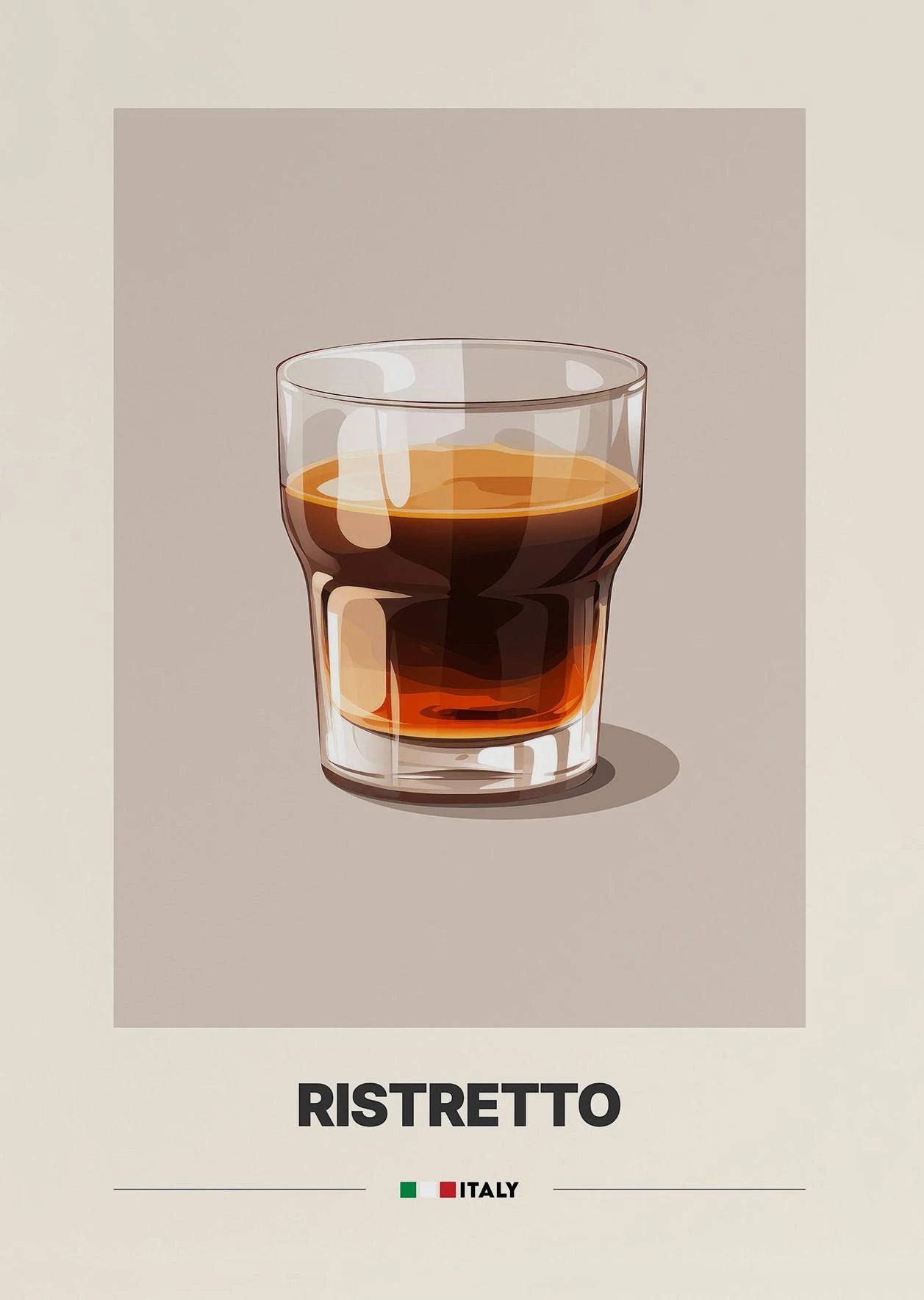 Minimalist Coffee Art Poster