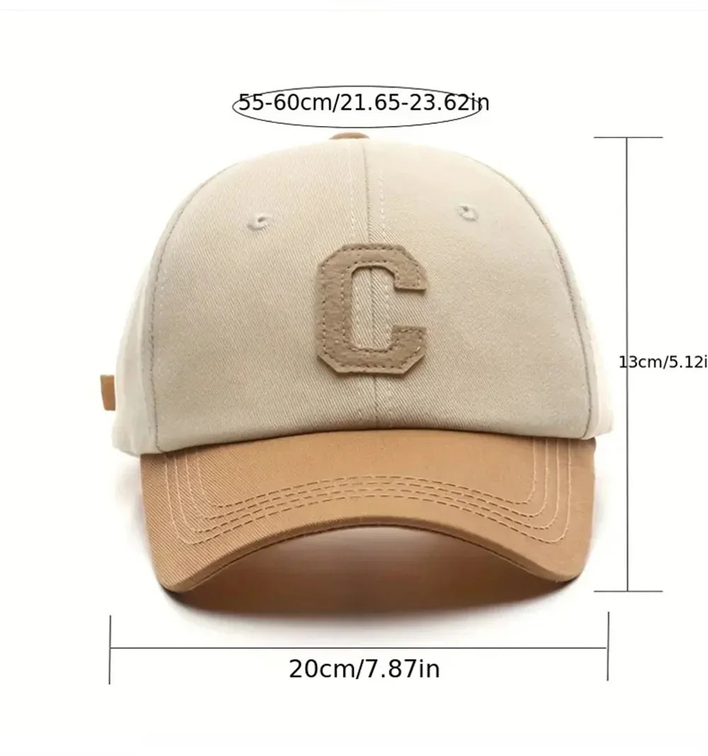 Letter C Colorblock Cap
