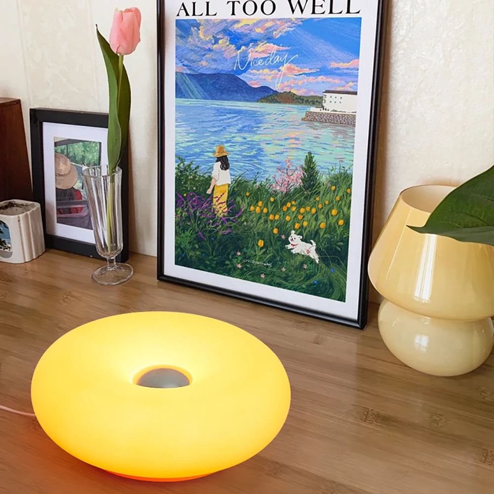 Donut Tischlampe