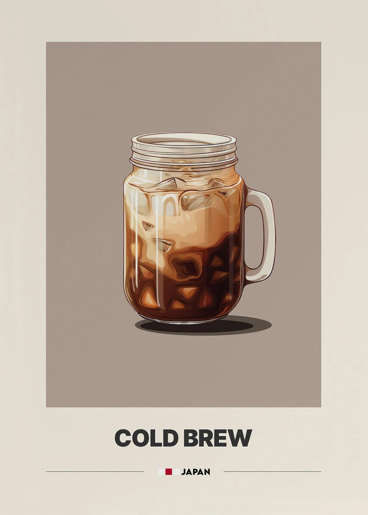 Minimalist Coffee Art Poster