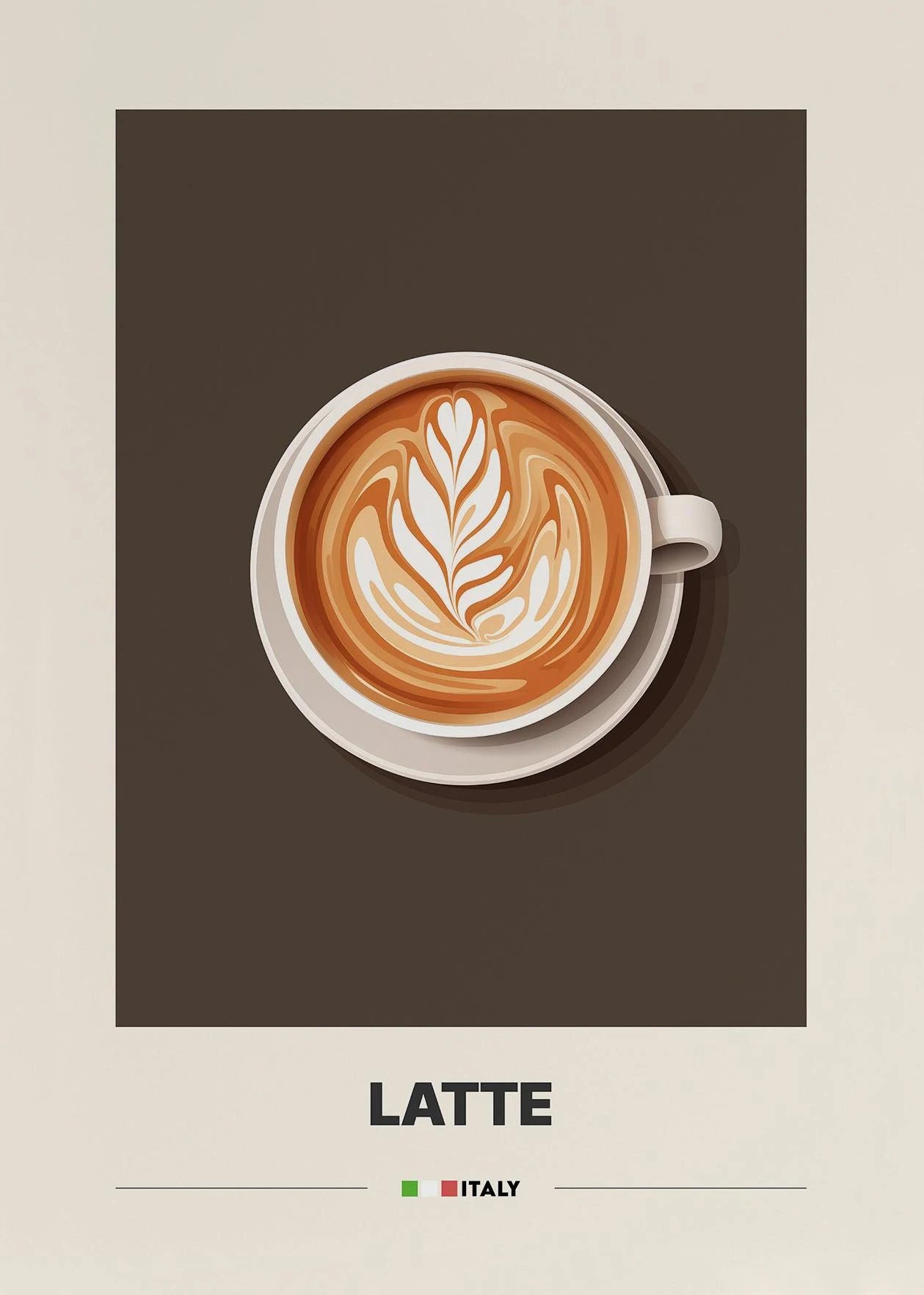 Minimalist Coffee Art Poster