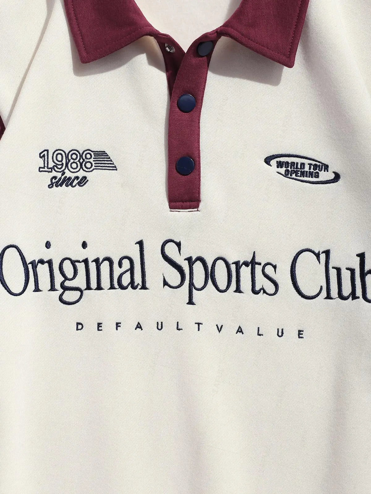 Vintage Sports Club Polo Sweatshirt