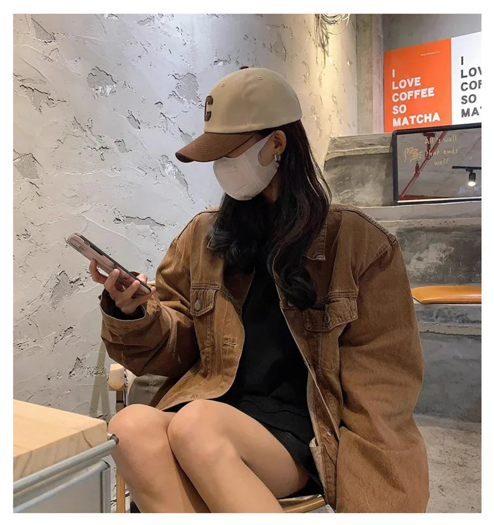 Letter C Colorblock Cap