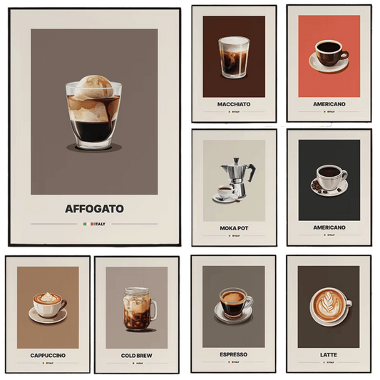 Minimalist Coffee Art Poster