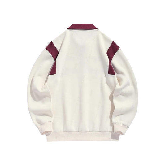 Vintage Sports Club Polo Sweatshirt