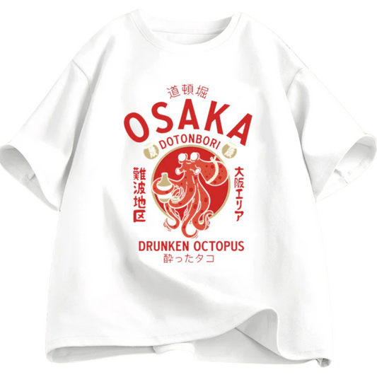 Vintage Osaka Drunken Octopus T-Shirt