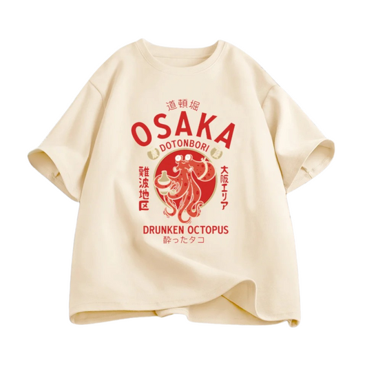 Vintage Osaka Drunken Octopus T-Shirt