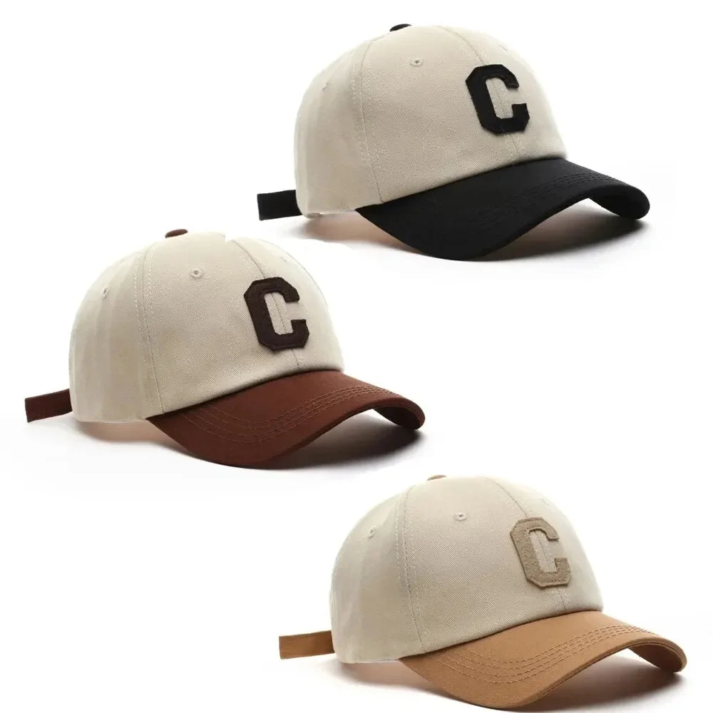 Letter C Colorblock Cap