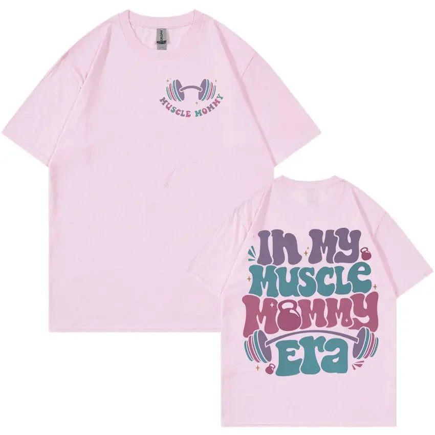 Muscle Mommy Era T-Shirt – Oversized Gym Vibes