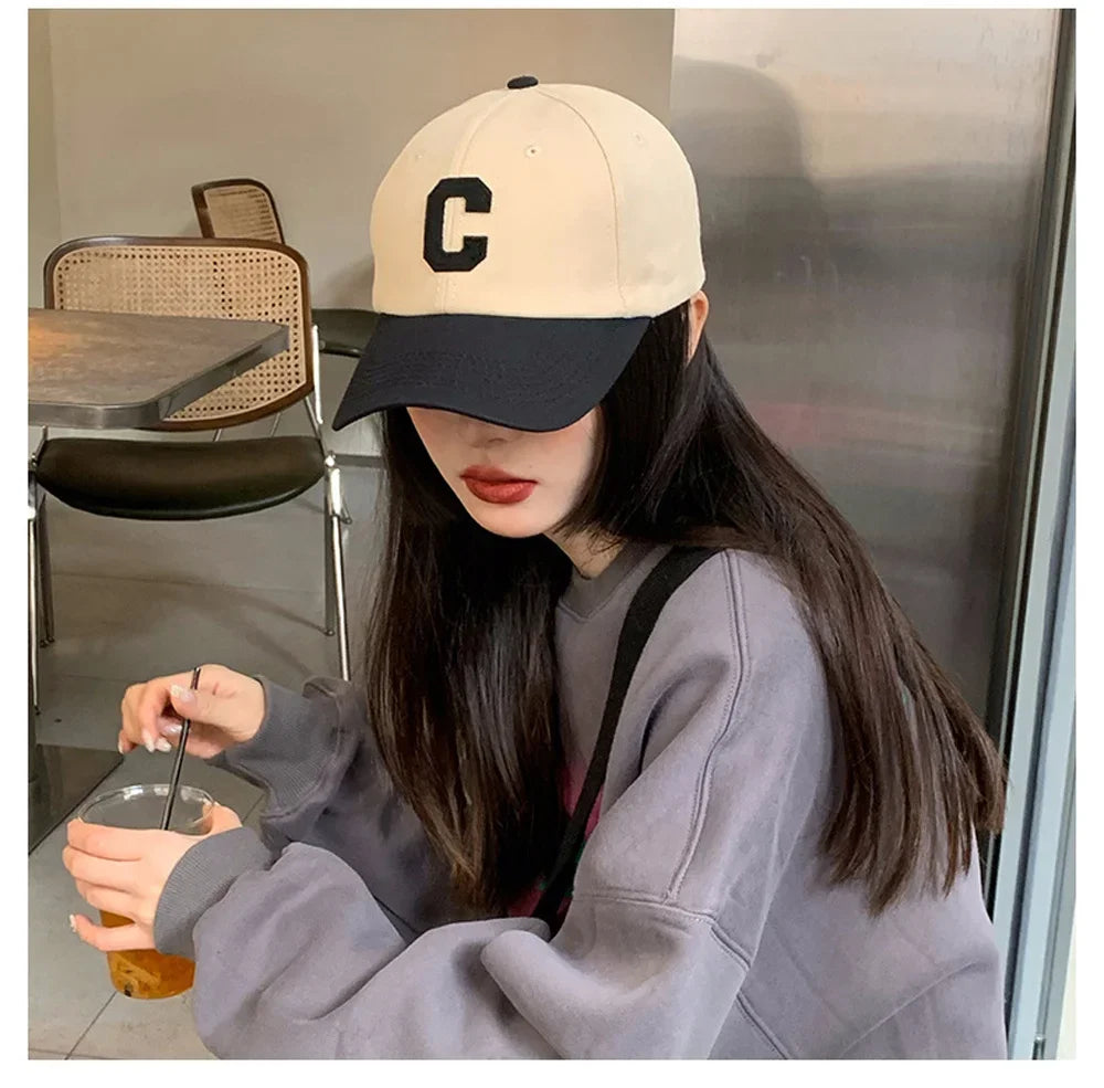 Letter C Colorblock Cap