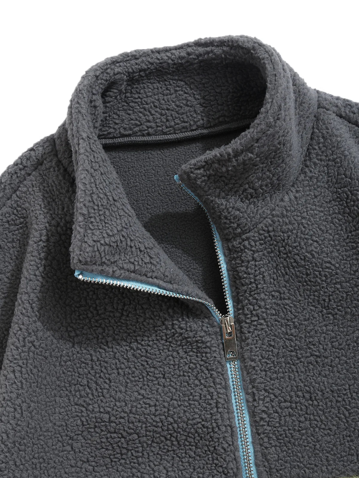 Colorblock Fleece Jacket – 4 Farben, 1 fresher Look