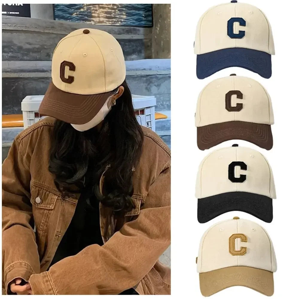 Letter C Colorblock Cap