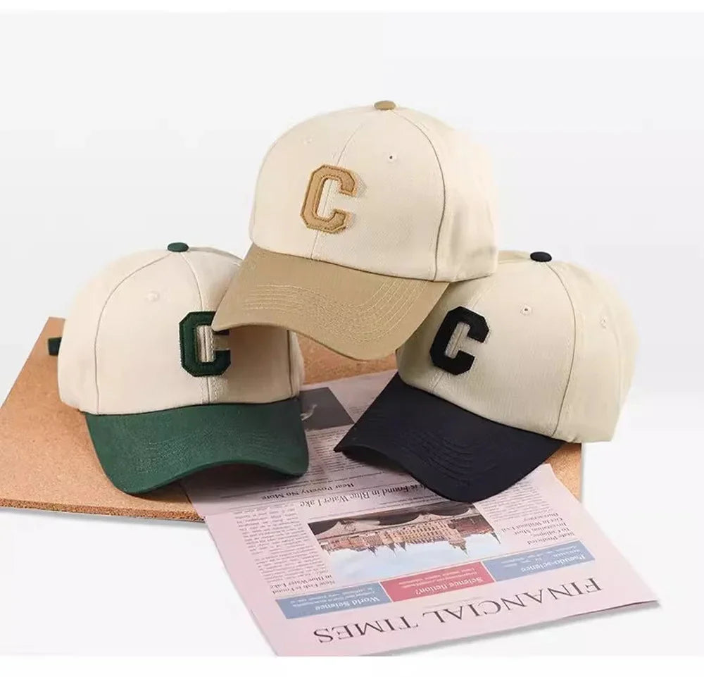 Letter C Colorblock Cap