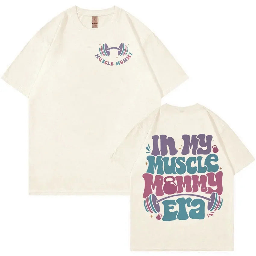 Muscle Mommy Era T-Shirt – Oversized Gym Vibes