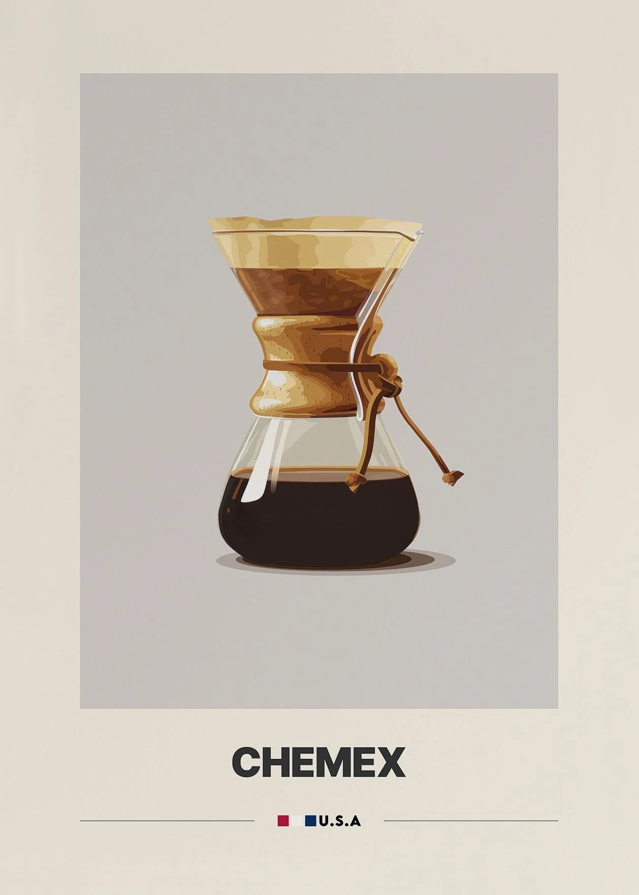 Minimalist Coffee Art Poster