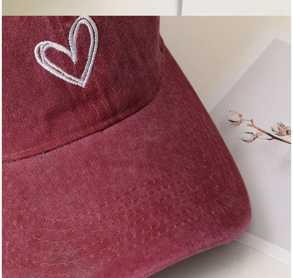 Vintage Love Heart Cap
