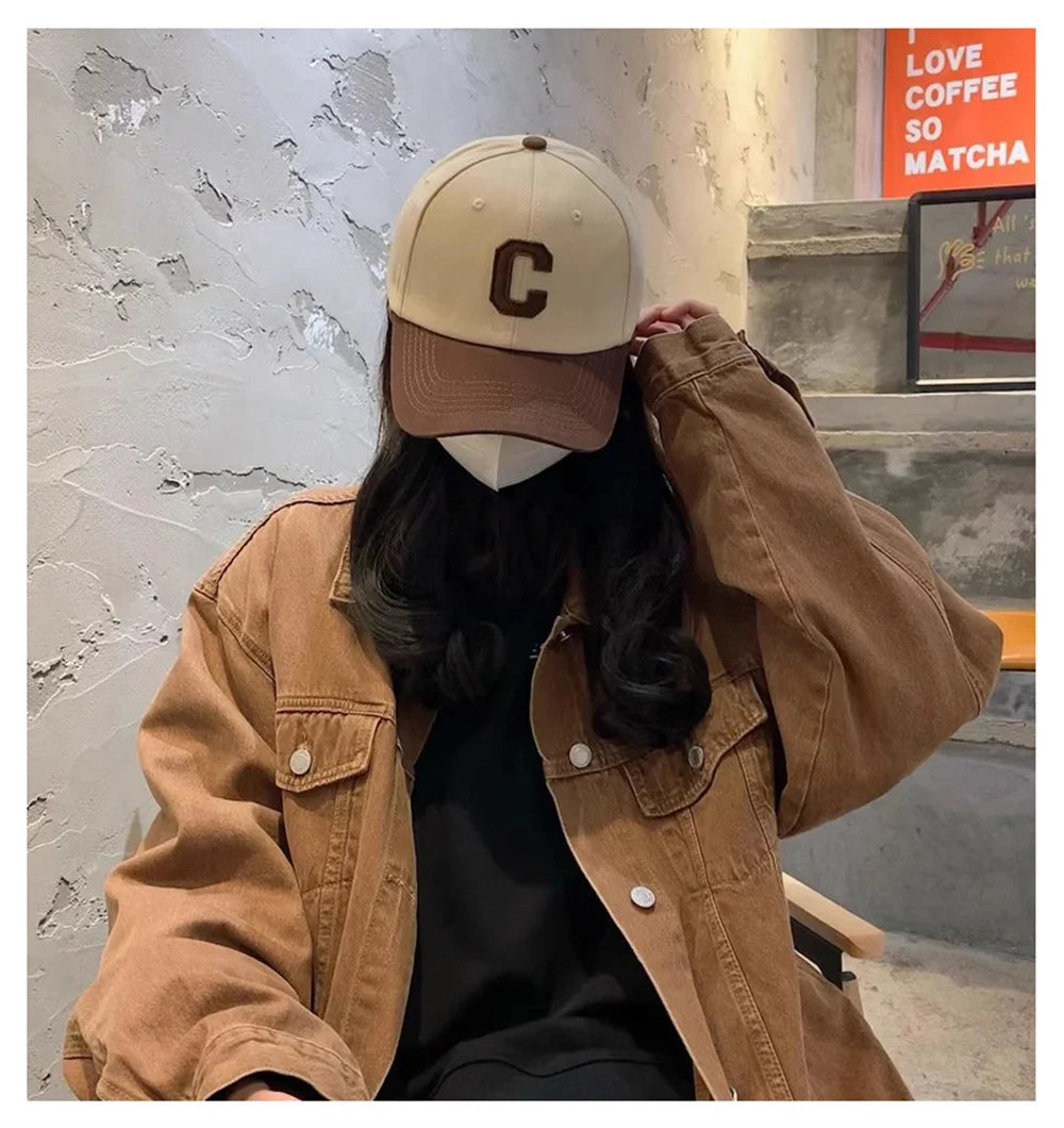 Letter C Colorblock Cap