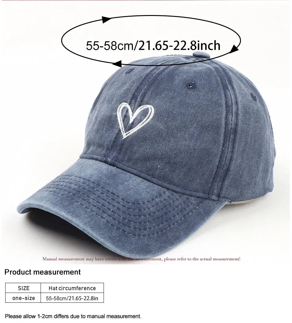 Vintage Love Heart Cap
