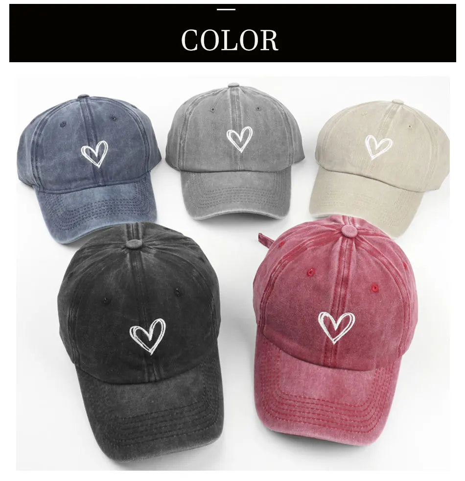 Vintage Love Heart Cap